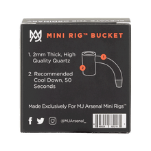 Load image into Gallery viewer, MJ Arsenal Mini Rig Large Quartz Bucket
